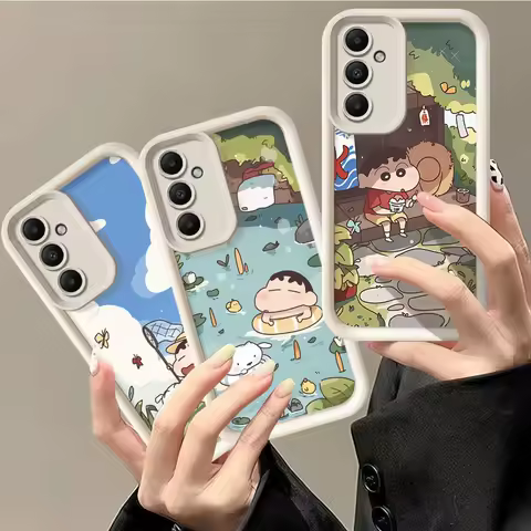 Cartoon C-Crayon Shinchans Phone case for Samsung Galaxy A12 A13 A14 A22 A23 A24 A32 A33 A34 A16 4G 5G funda case