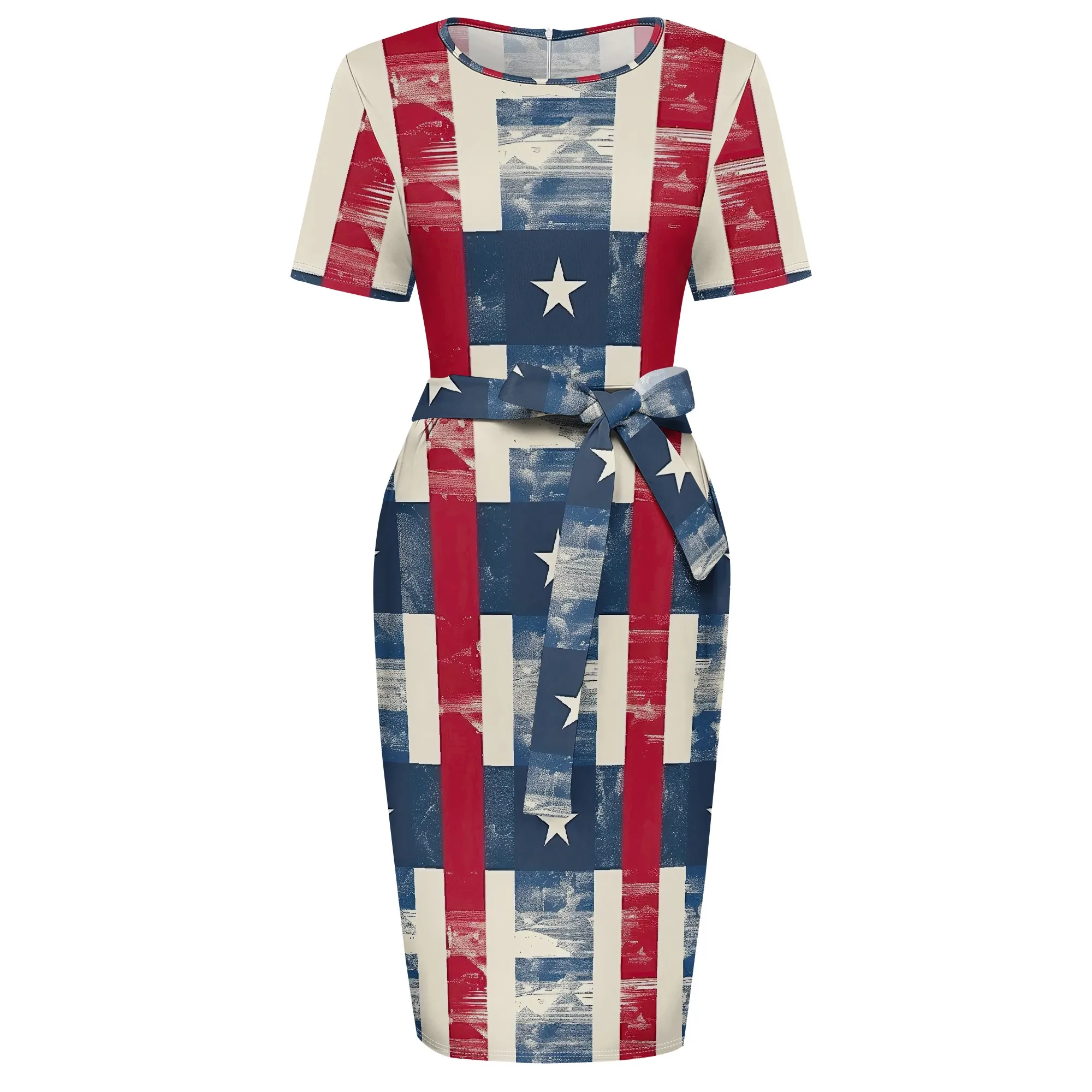 Рисунок 3 - Женское винтажное платье миди с