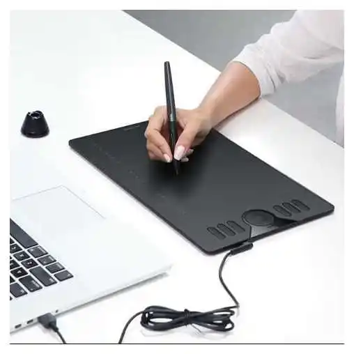 

Classic Huion HS610 online teaching education pen drawing graphic tablet pad tablette graphique with express keys