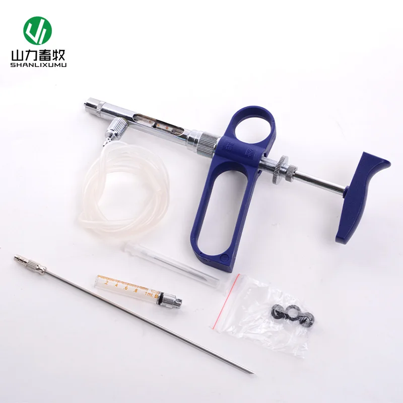 1/2ML C adjustable continuous syringe chicken vaccine syringe