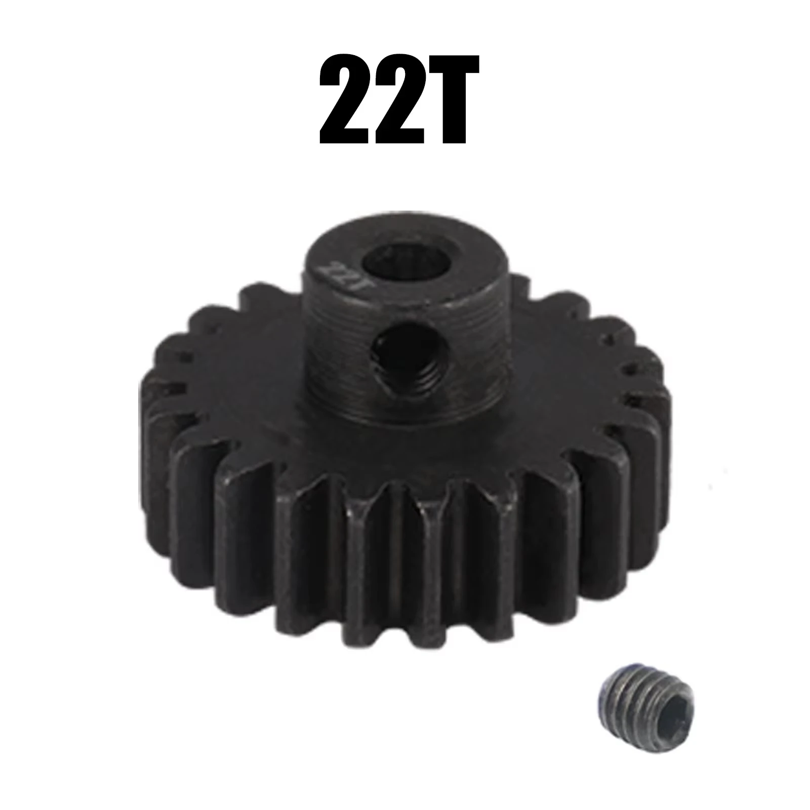 M0.8 3.175mm Gehärteter Stahl Metallzahnrad 10T 11T 12T 13T 14T 15T 16T 17T 18T 19T 20T 21T Motorgetriebe für 1/10 RC Auto Upgrade-Modifikation