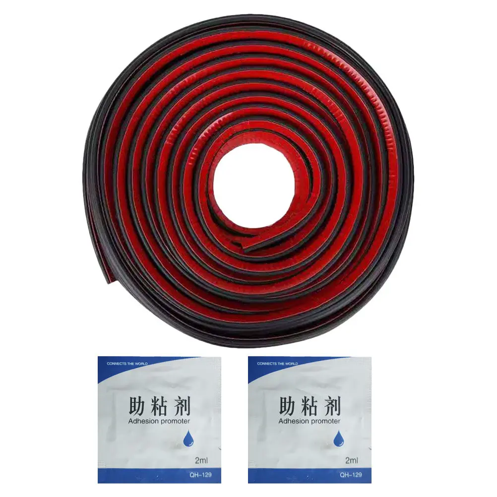1Set Soundproof Seal Strip Double Layer Car Door Frame Sealing Strip Windproof Sound Insulation Car Window Frame Seal