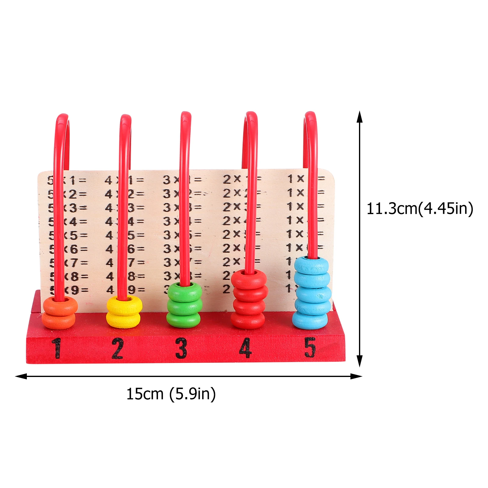 Wooden Abacus Toy Rainbow Counting Beads Numbers Arithmetic Calculation Math Toys Kids Educational Toys