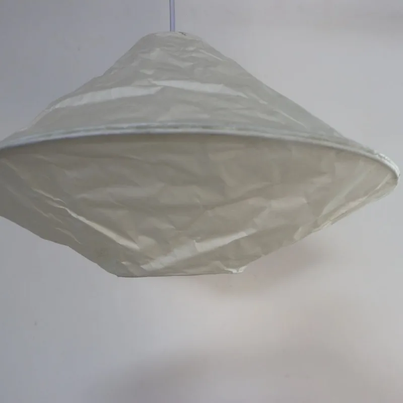 Japanese Collapsible Paper Pendant Light Restaurant Bedroom Study Bar Homestay Cafe Shop Wabi Sabi Style Atmosphere Hanging Lamp