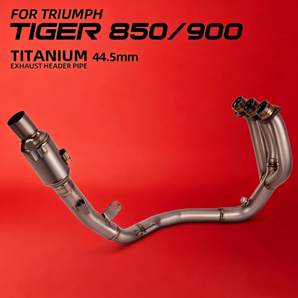 Tiger 850 exhaust system For Triumph Tiger 850 Tiger900 Motorcycle exhaust header pipe compatible with original muffler moto kit