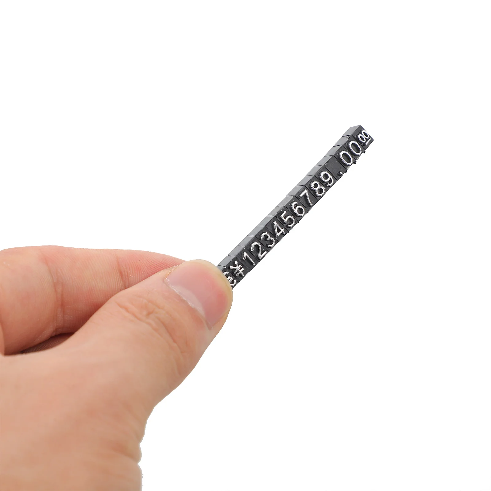 

10Sets Price Display Cube for Jewelry ABS Adjustable Price Tag Stand Retail Counter Display Block for Crafts Clothes Watches