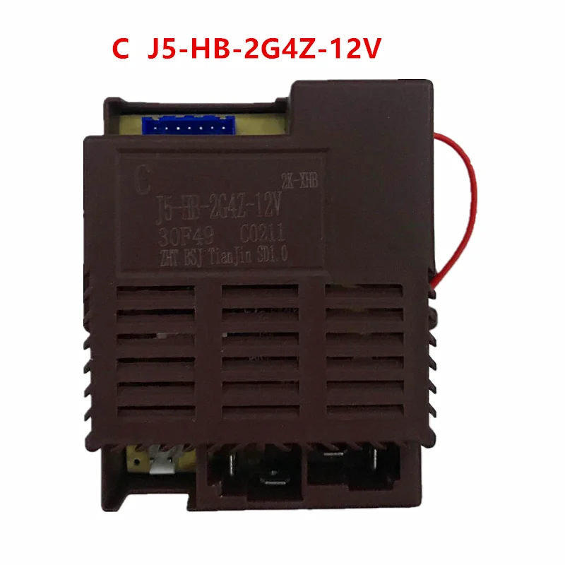 Veículo elétrico das crianças J4VZ-5P-12V receptor J5ZH-5P-12V controlador J5-HB-2G4Z-12V transmissor de controle remoto T06Z-2G4