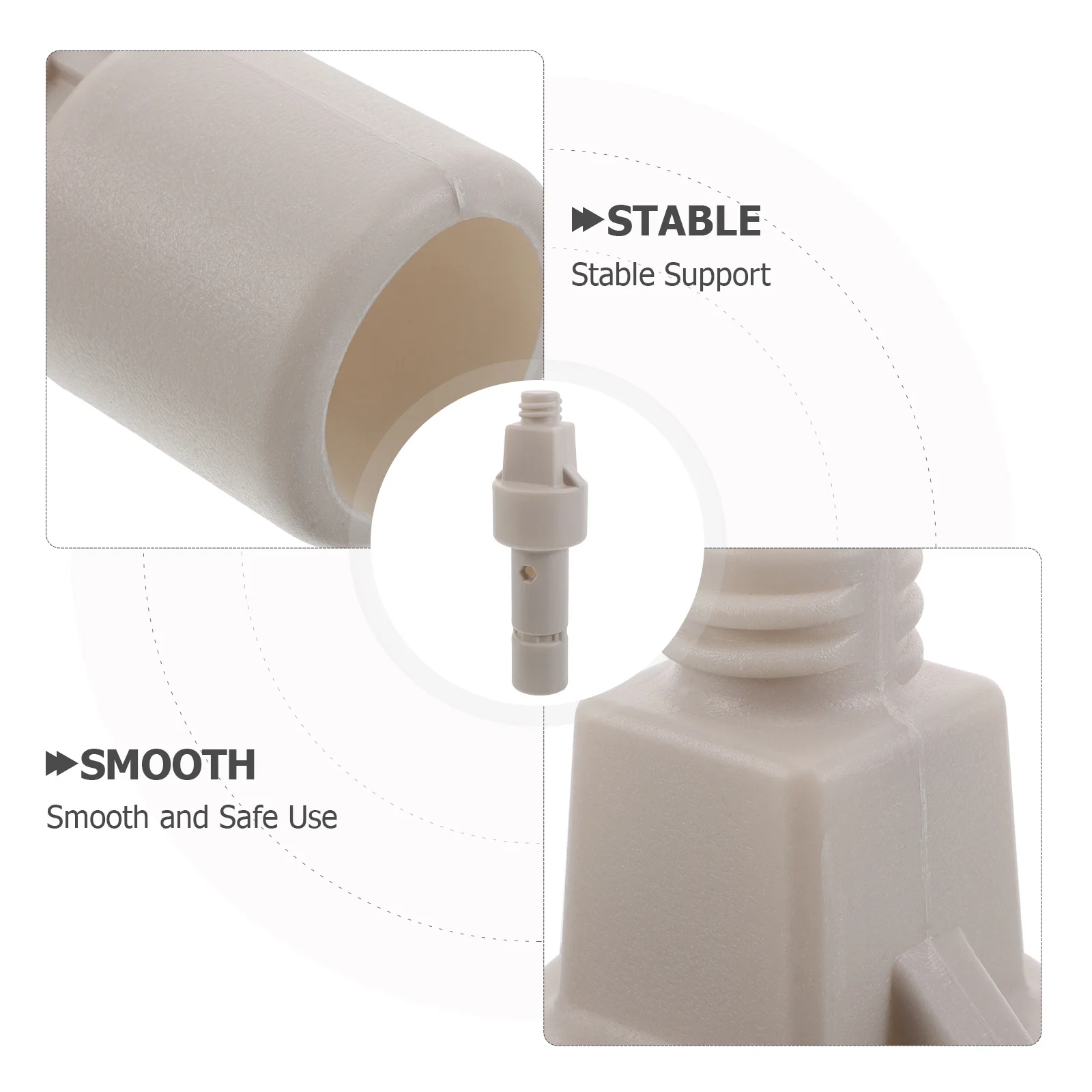 2 pz Tubo Altalena In Plastica 7.86X2.36 Pollici Parco Giochi All'aperto Telaio Tubo di Ricambio Per I Bambini Altalena Set Riparazione Parco Giochi Tubi