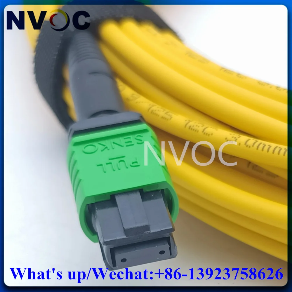 12Core,SM OS1 G657A1,B Type,3.0mm LSZH Mini Round Cable MPO/APC Female to MPOAPC F 30M 35M 40M 45M 50M Fiber Optical Patch Cord