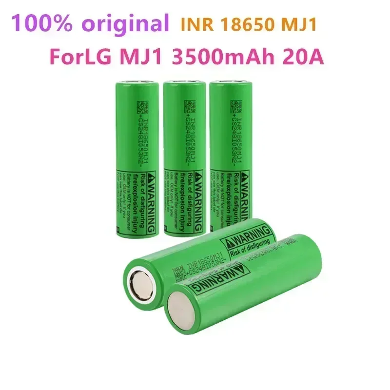 Nowy 100% oryginalny akumulator MJ1 INR18650 3,7 V 3500 mAh 18650 akumulator litowo-jonowy do LG