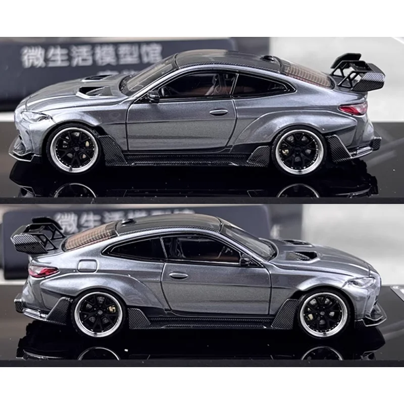 SW 1/64 BMW G82 M4 ADRO BODY KIT ของเล่นโลหะผสมมอเตอร์รถโลหะ Diecast รุ่น