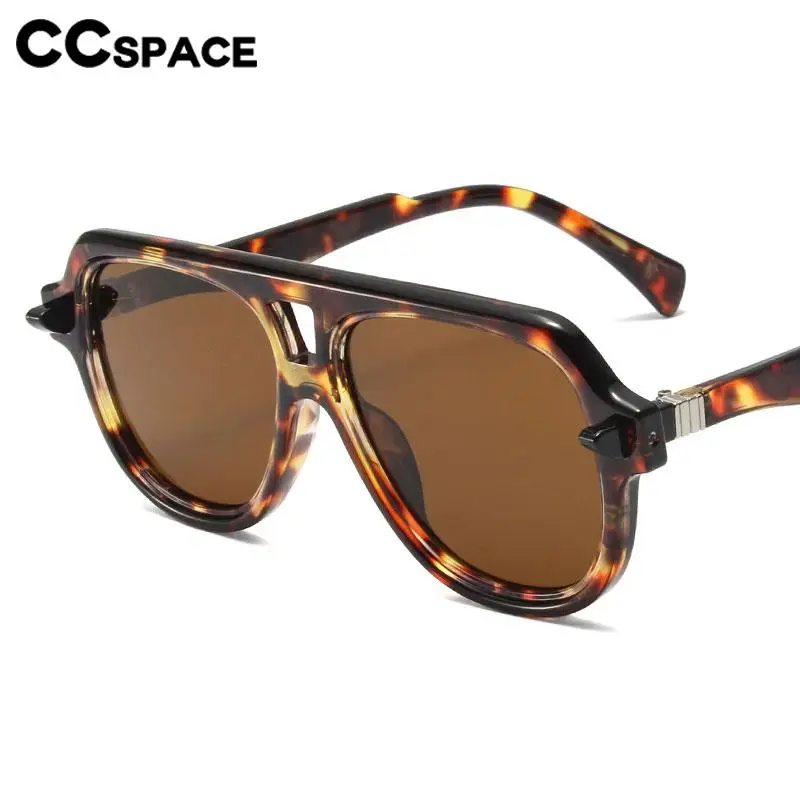 56641 Brand Design Personalized Sun Glasses Men Women Retro Double Girder Large Size Pilot Goggles Outdoors Sunglasses