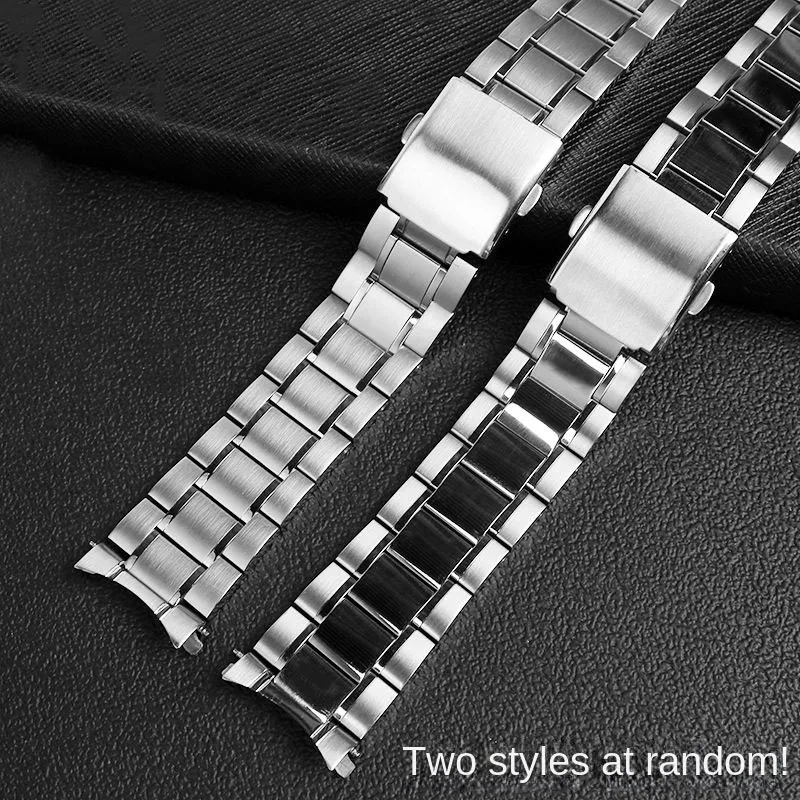 For Casio Watch Strap MDV106 MDV-106 Swordfish 5374 MTP-1374 MTP-1375 /VD01 Stainless Steel Curved End Chain Bracelet Men 22mm