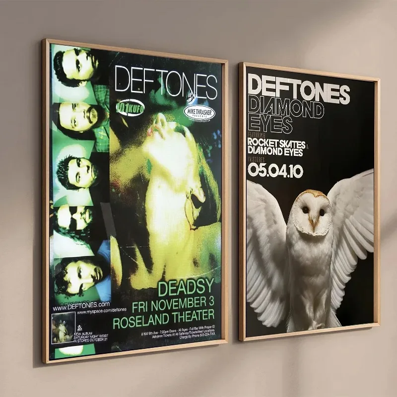 Retro Band Deftones Poster Aesthetics Classic Music Album Canvas Painting Wall Art Pictures Prints Home Decor Fans Gift Unframed