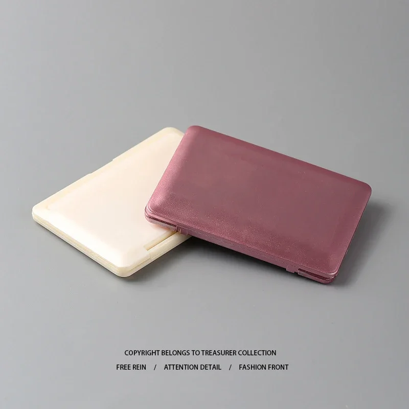 Wysokiej jakości kieszonkowe lusterko do makijażu, kreatywne mini lusterko w kształcie komputera, małe lusterko do laptopa, przenośne, składane lusterko do makijażu w kształcie jabłka.