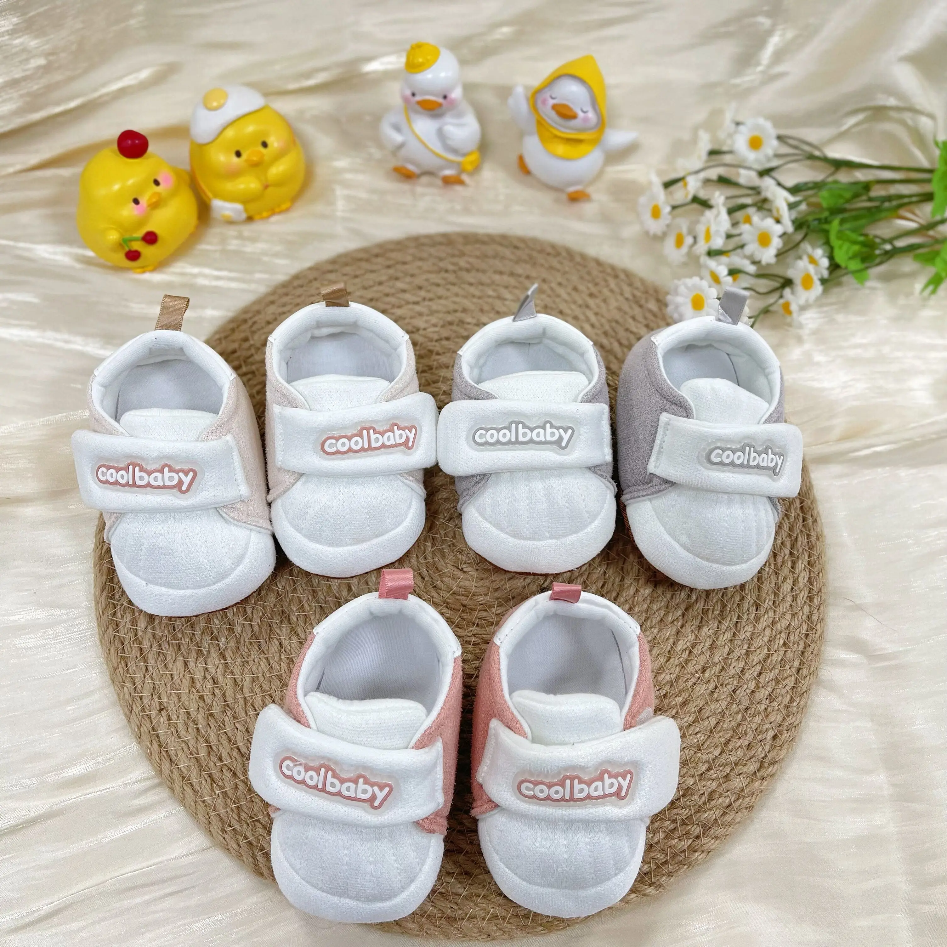 

Soft and Comfortable Walking Shoes For Newborns Aged 0-18 Months With Soft Soles and Lightweight First Wtep Walking Shoes