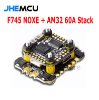 JHEMCU F745 Mini Flight Controller Stack ICM42688 F745 NOXE Flight Controller BL32 45A 60A 4in1 ESC 3-6S 20X20mm for FPV Drones