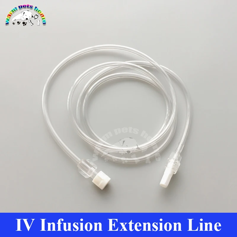 50pcs/100pcs IV Infusion Extension Tubing Line Sterile High Pressure Extension Tube 30cm 50cm 100cm 150cm