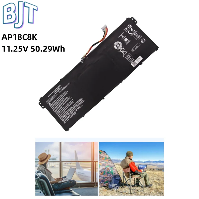 11.25V 50.29Wh 4471mAh New AP18C8K Laptop Battery for Acer Swift 3 SP314-54N SF314-42 A514-54 A514-53 A514-54-50TJ Lithium-ion