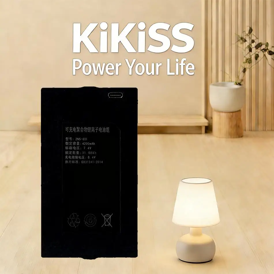 

High-Efficiency 4200Mah Smart Door Lock Battery Fit For Zns-091