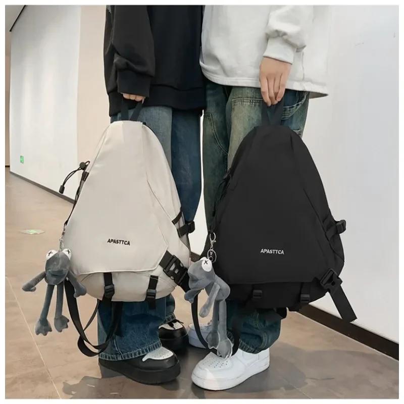 Solid Nylon Casual Crossbody Bags Simple Versatile Large Capacity Popularity Shoulder Unisex Bags 2024 Fashion Couple Style