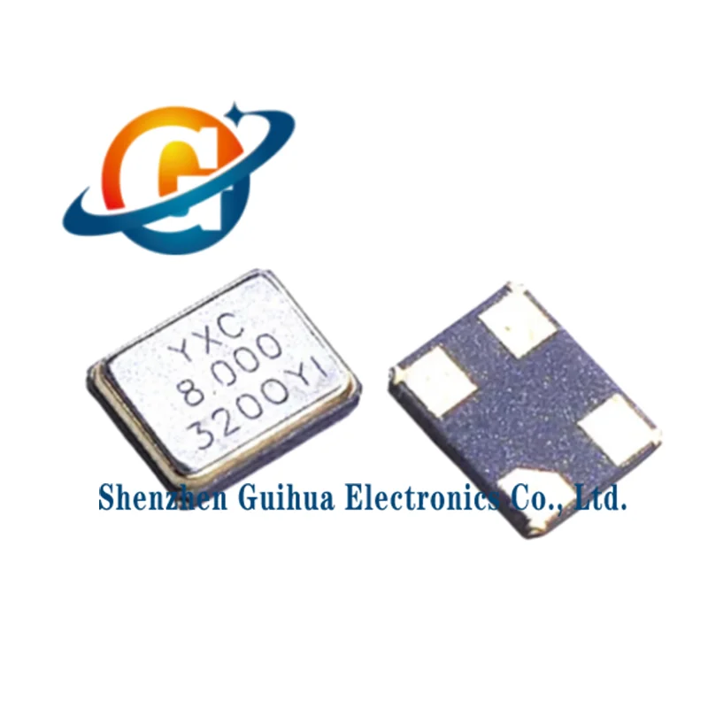 10PCS Surface mounted Passive Crystal Oscillators/YSX321SL 8MHz ± 10ppm 12pF X32258MOB4SI/32254P