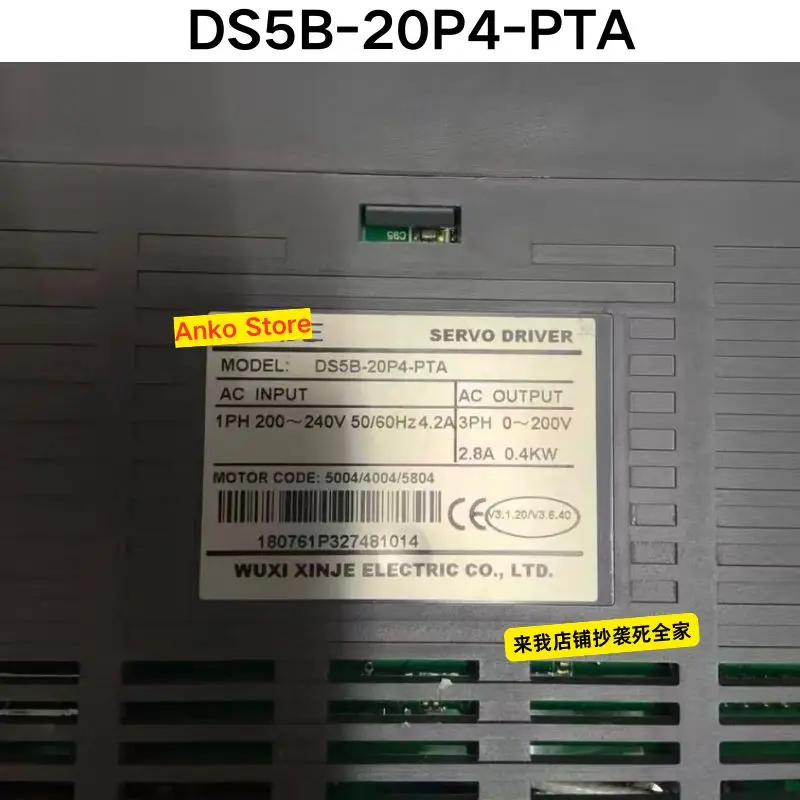 DS5B-20P4-PTA Driver Second-hand Test OK - Used Industrial Automation Equipment