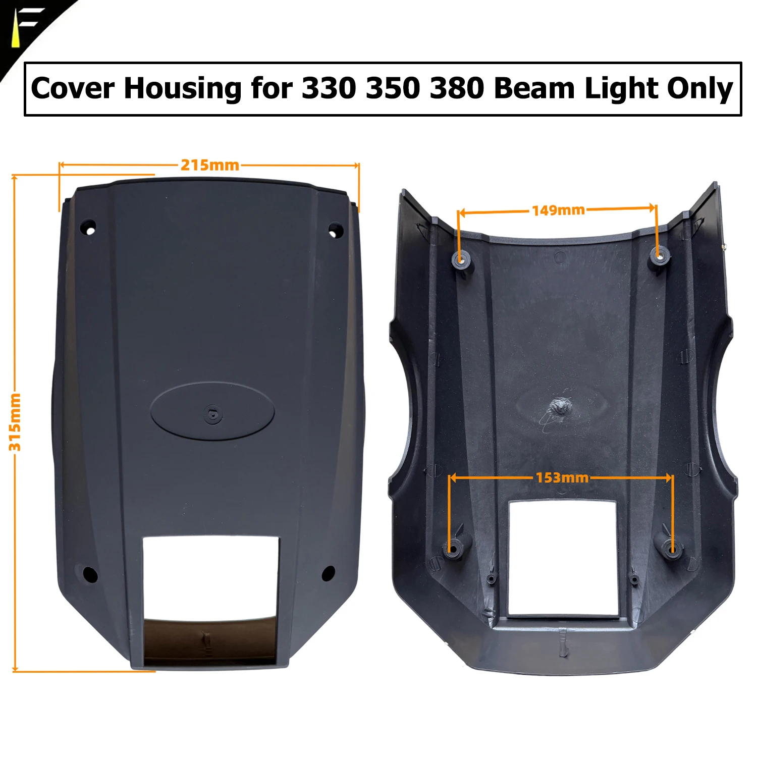 Painted Cover Housing Outer Shell for Stage Beam Light Only 330 16R vs 350 17R vs 380 18R 20R Repair Accessories Replacement