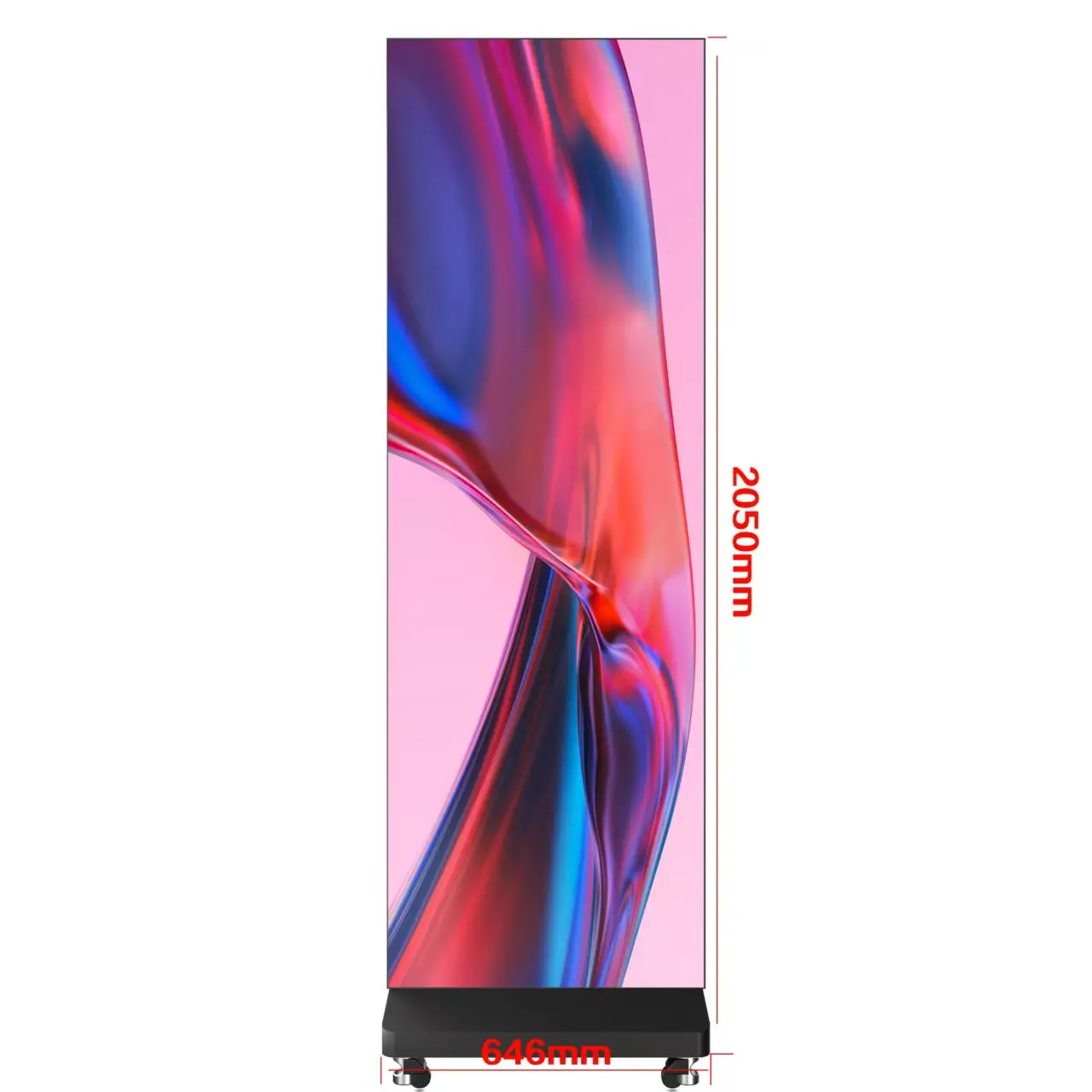 LED SignageHigh Quality Indoor LED Digital Poster Screen Ultra Thin Advertising Display P1.86 Pixel Pitch 1 Year for Retail Stor