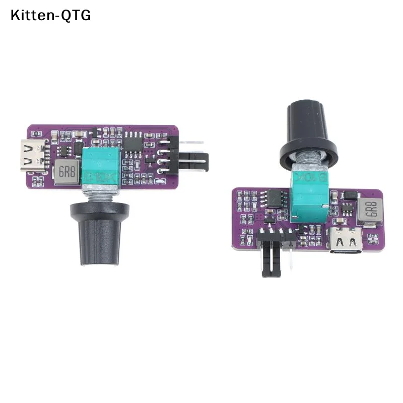 *PWM Speed Controller 4 Pin Fan Controller With Wind Speed Controller Regulator Switch Speed Module USB Type C For DIY Project