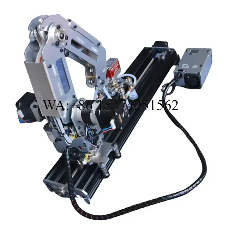 Wmwmnu Multi Axis Robotic Arm Industrial Stepping Metal Manipulator for Arduino 2560 Robot DIY Kit with Suction Cup Stepper