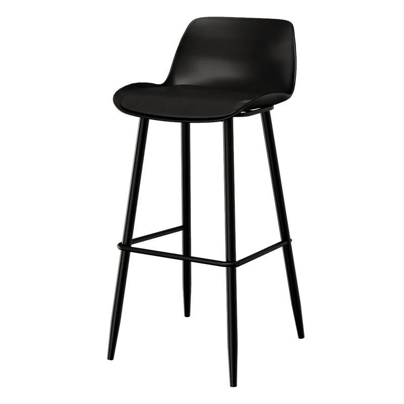 Sgabelli da bar americani di alta qualità Design nero Bancone da balcone Sedia creativa moderna Mobili da bar chaise de per adulti insoliti