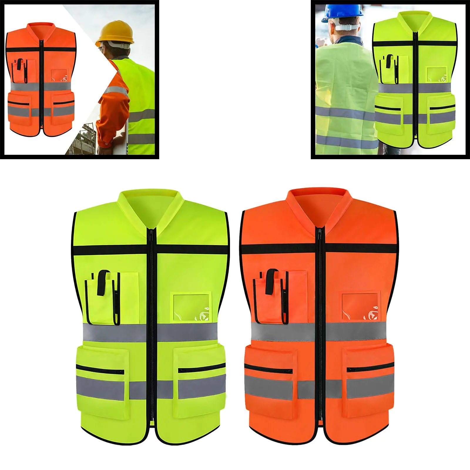Reflective Vest High Reflective Strips Comfortable High Visibility for Running