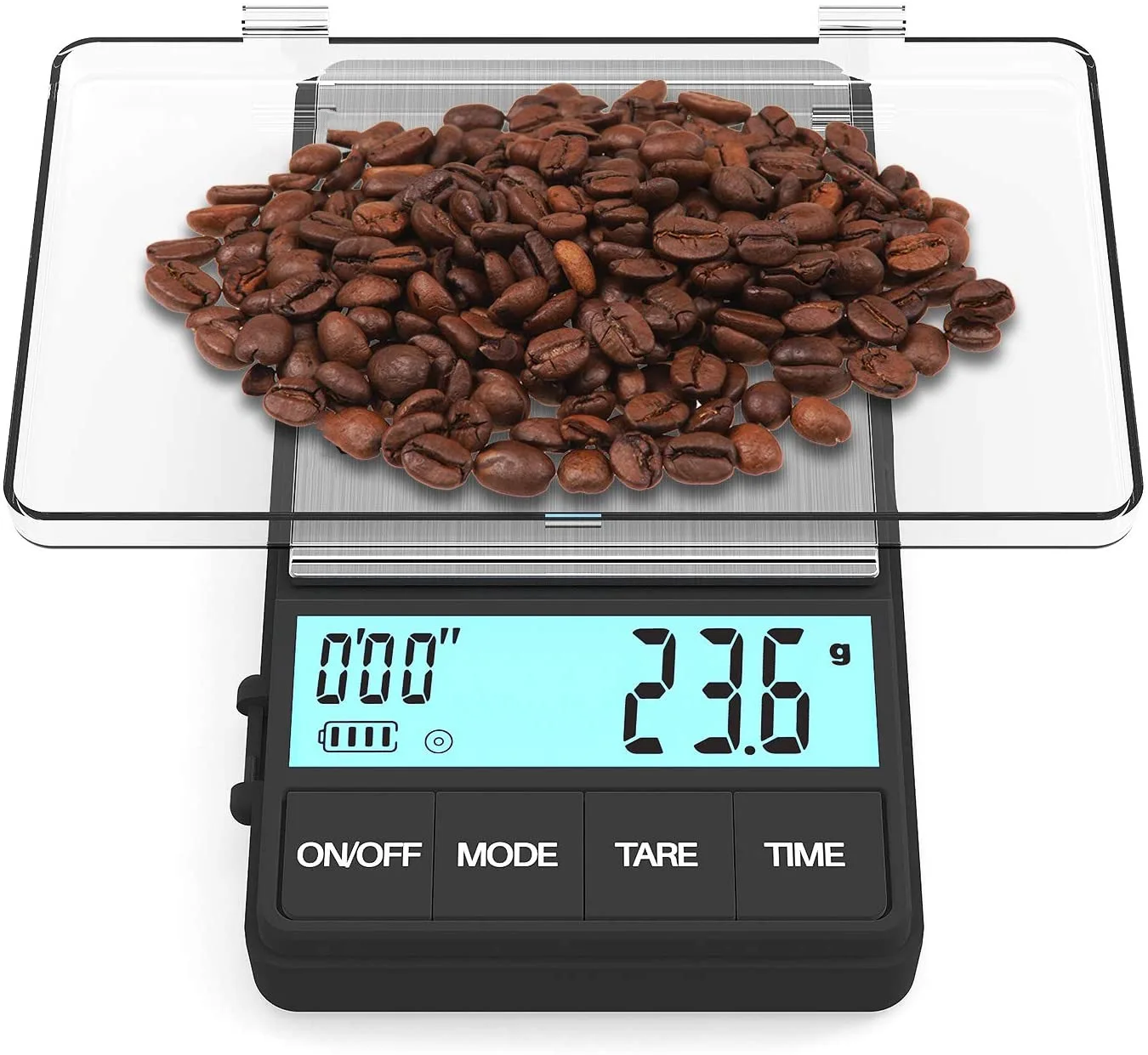 1000g 0.1g Mini Coffee Scale Pocket Personal Scale Electronic Digital Timer Espresso Coffee Scale Kitchen