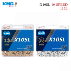 KMC X10SL 10 Speed Chain 116 Links Road/Mountain Bike Chain  Bike Chain Original Boxed for Shimano/SRAM/Campagnolo