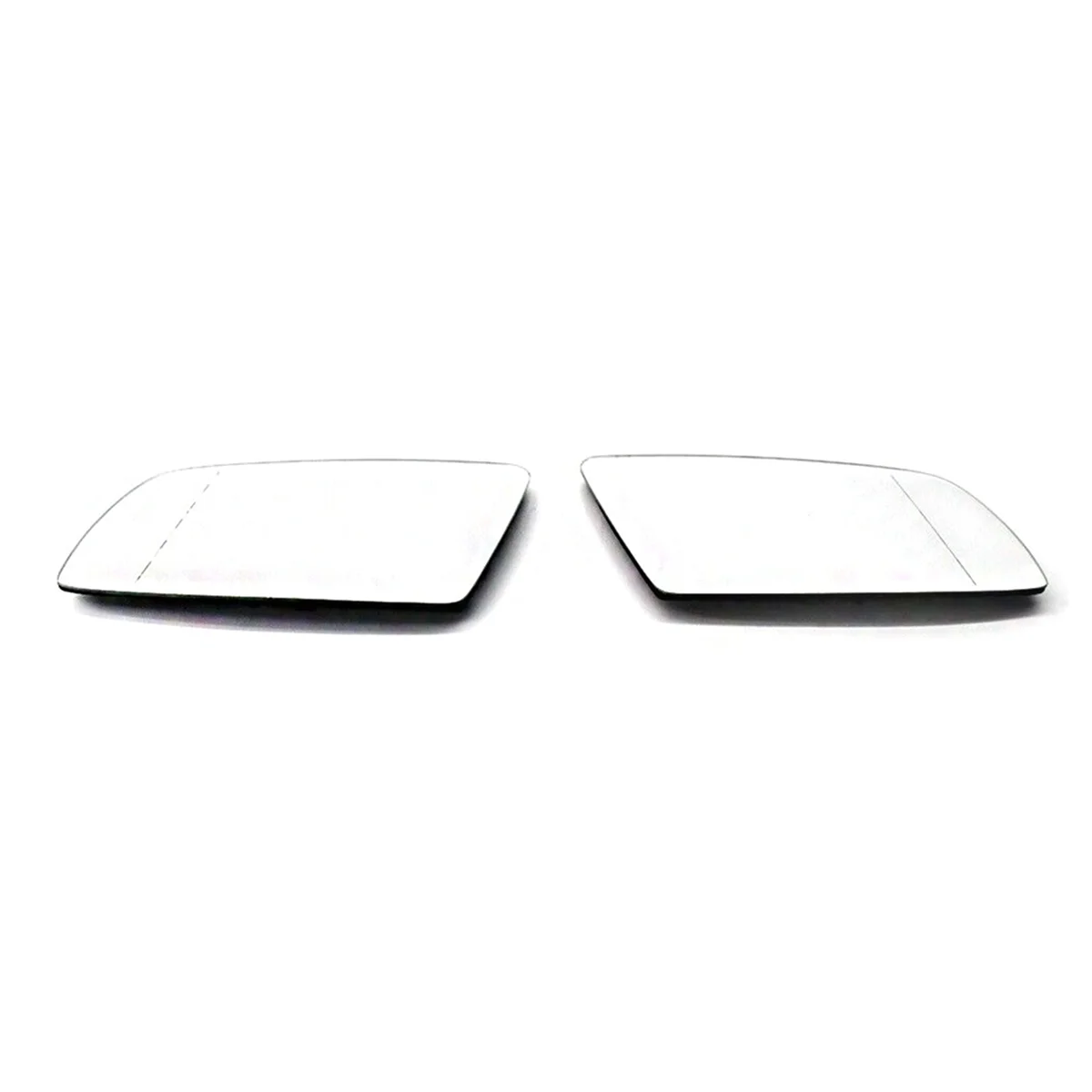 Left & Right Side White Heating Mirror Glass 51167065081 51167065082 for BMW 5 Series E60 520d 520i 523li 525li 530li