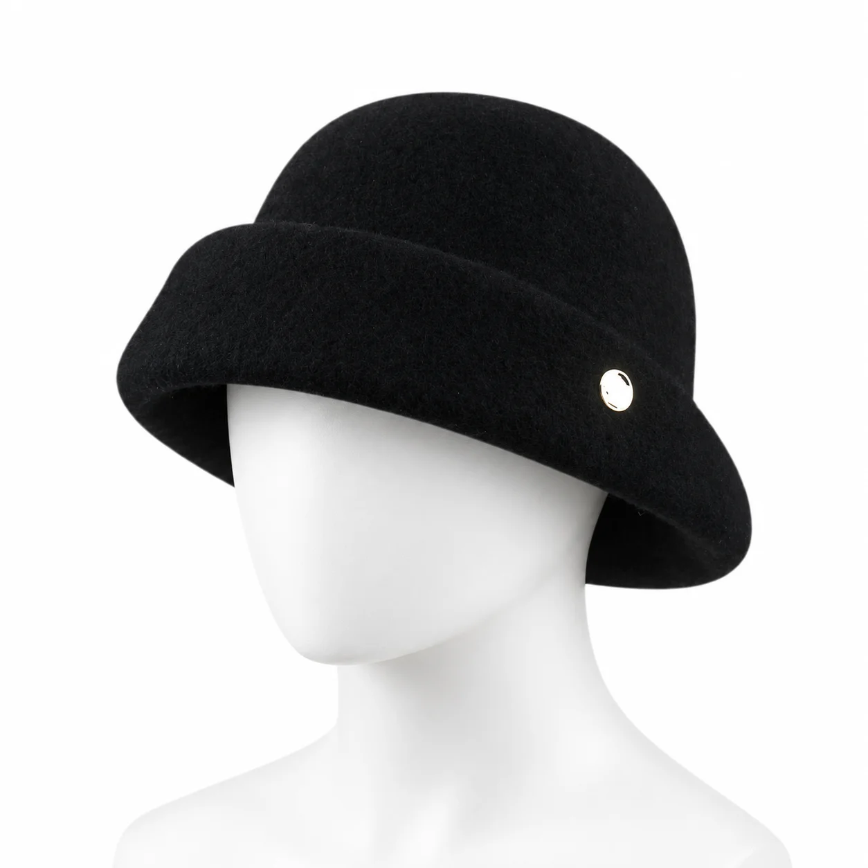 Women Wool Cloche Hat Winter F - Travel Accessories Shops ulasan dan harga