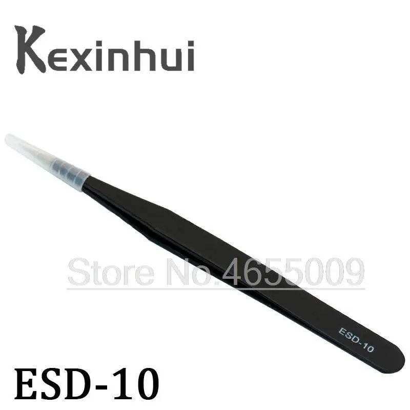 1.5mm Industrial Tweezers Kit Anti-Static Stainless Steel Tweezer Set Repair Tools ESD-10 11 12 13 14 ESD-15 integrated circuit