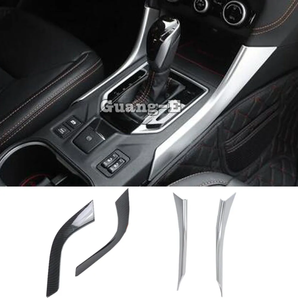 

For SUBARU XV 2018 2019 2020 2021 2022 Cover Carbon Fibre Interior Middle Front Shift Stall Paddles Cup Lamp Trim Hoods 2pcs