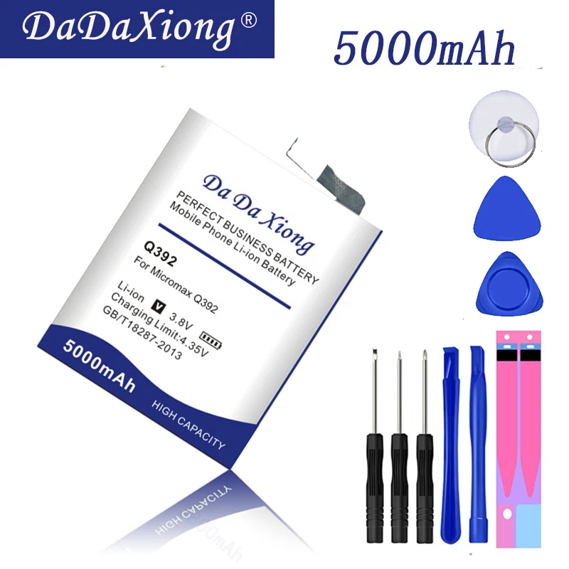 

Original DaDaXiong 5000mAh For Micromax Q392 Cell Phone Battery