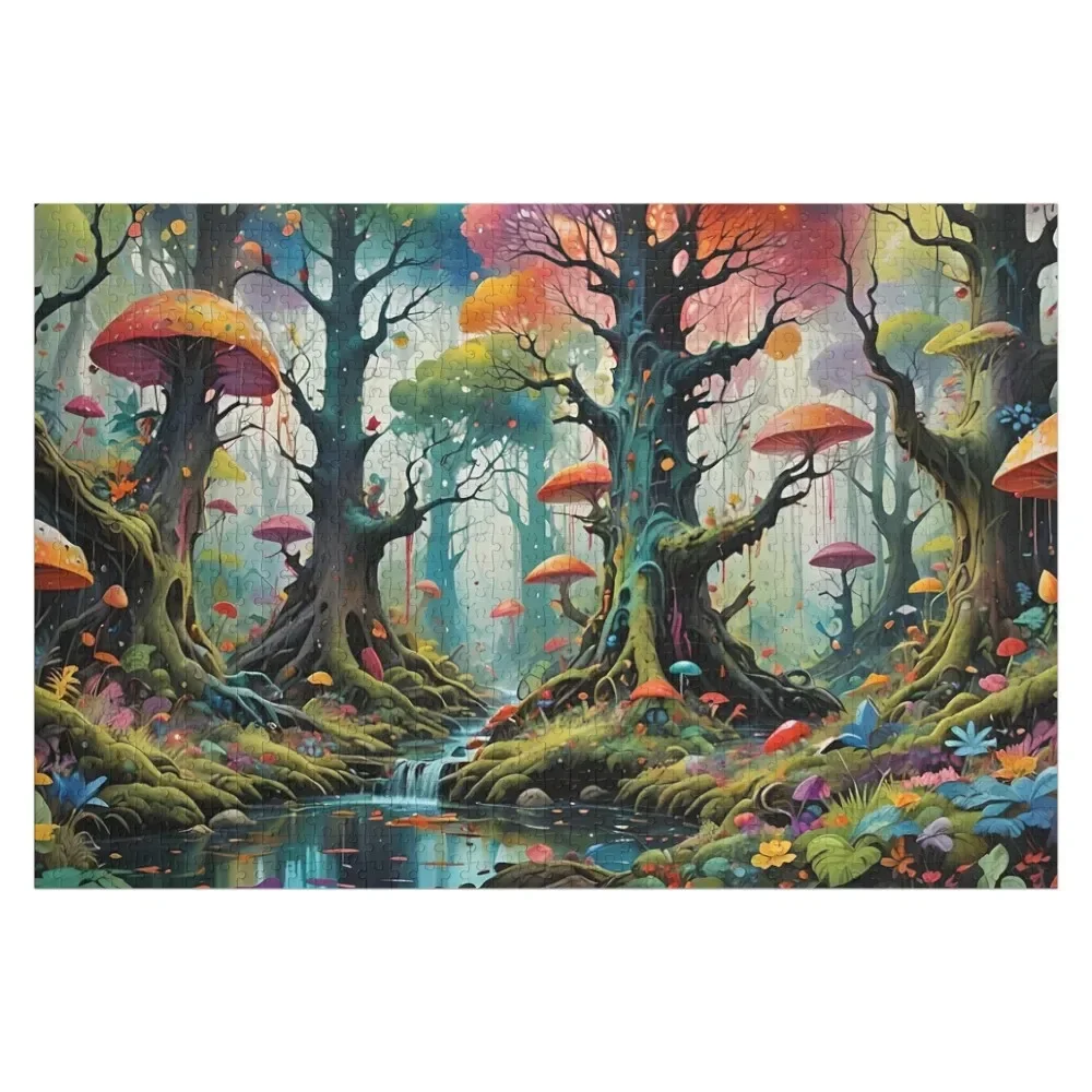 

Enchanted Woodlands: Highly Detailed Fantastical Scenes Jigsaw Puzzle Personalized Gifts Customized Photo Puzzle