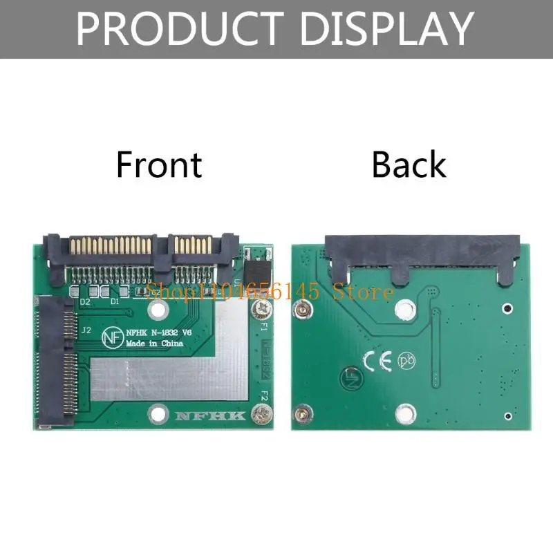 652F mSATA to 2.5in SATA3 Converter Module 6Gbps Fast Integrates Drive into Laptops