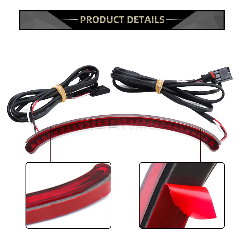 Motorcycle Led Rear Fender Brake Light Tail Lamp Assembly Taillight For Harley Softail Fat Bob FXFBS 114 FXFB 107 2018-up