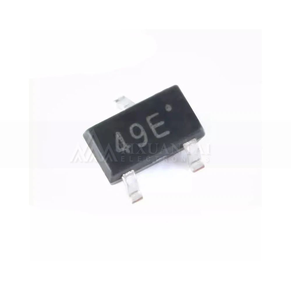 10Pcs Patch 49E SOT23 3503 Hall Element Sensor SS49E Linear AH49E switch