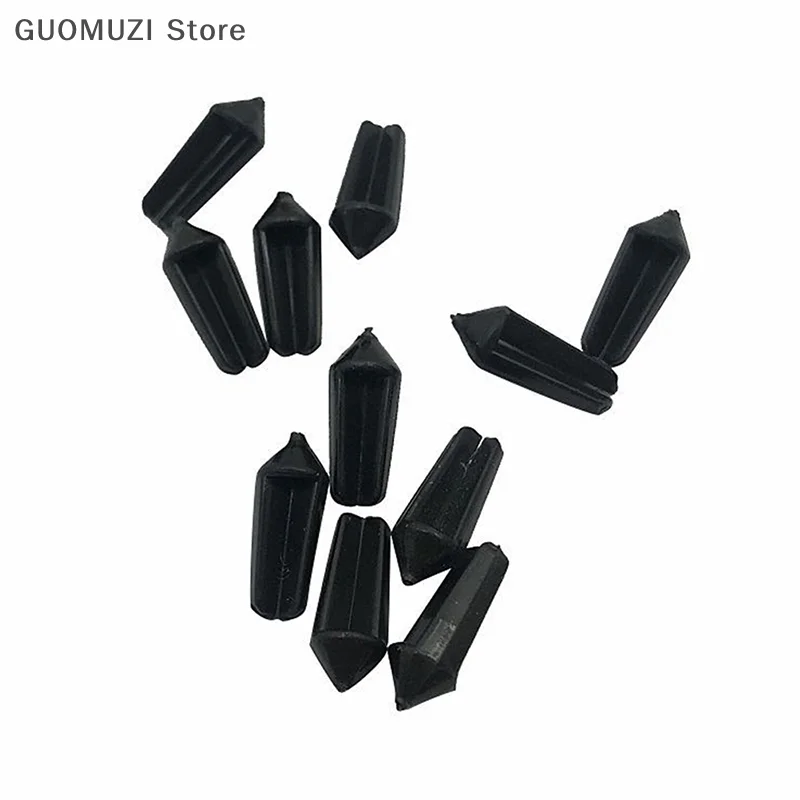 ชุดอุปกรณ์ป้องกันหัวลูกดอก 40 ชิ้น/ชุด สีขาวและดำ ทำจากโลหะผสม สำหรับป้องกันการเสียหายของหัวลูกดอก