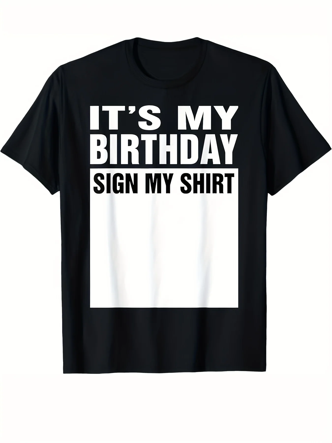 Men's Birthday Graphic T-Shirt - Bold 