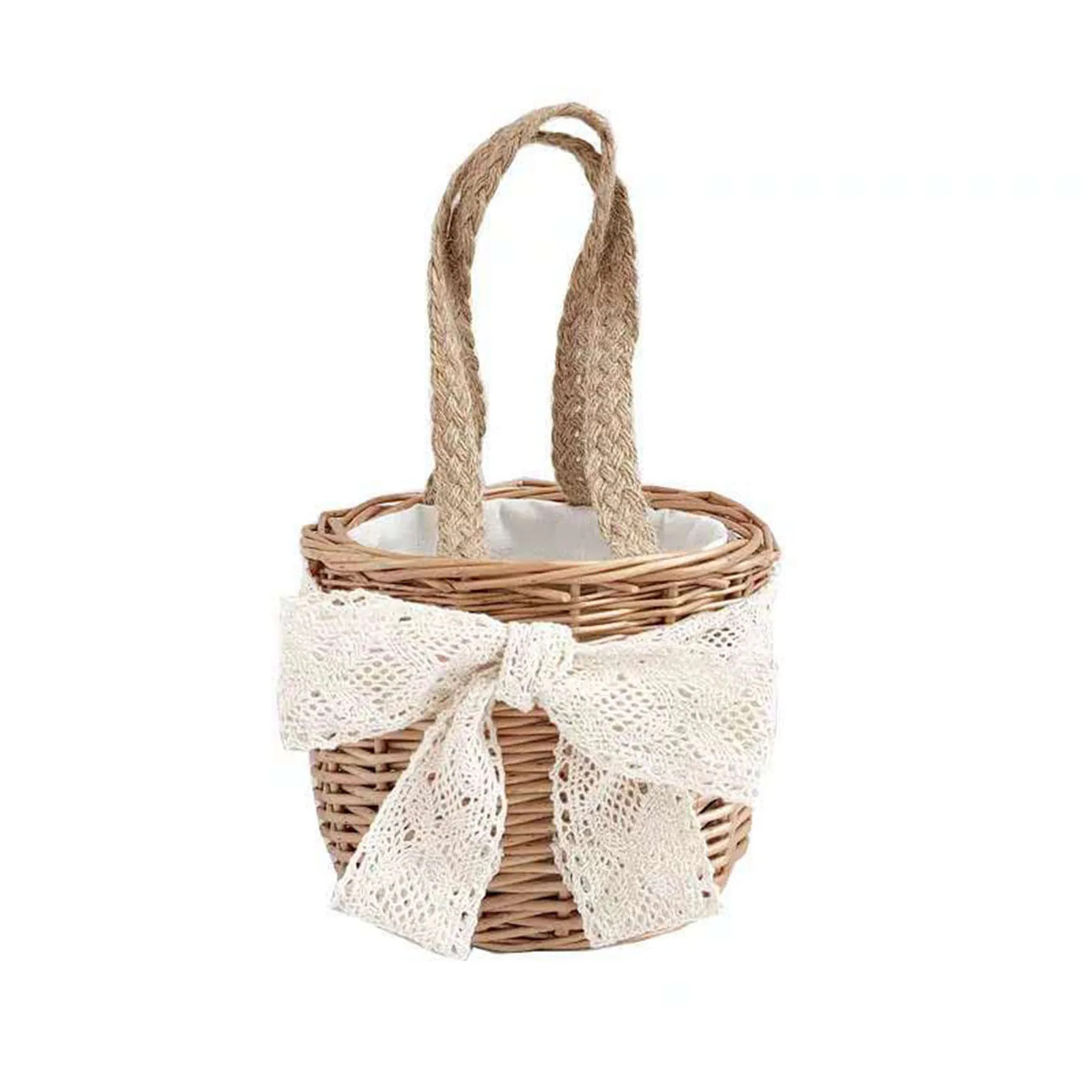 

Bamboo Basket Flower Basket Hand Woven Basket Rattan Small Bamboo Basket Hand Woven Children's Bamboo Woven Straw Bag