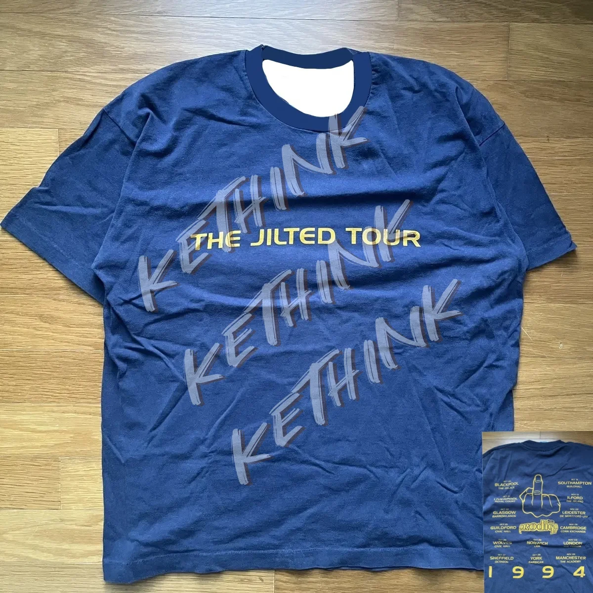 

Винтажная футболка The Prodigy 1994, мотоциклетная одежда Y2K, удобный узор с 3D-печатью