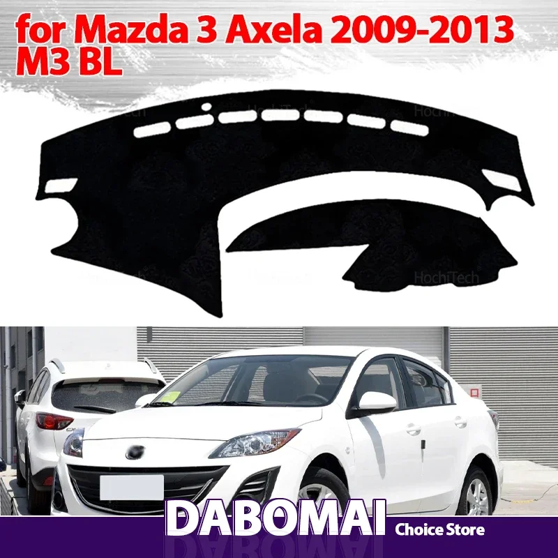 

Car Dashboard Cover Avoid Light Pad Instrument Platform Cover Mat Carpet for Mazda 3 Axela 2009 2010 2011 2012 2013 M3 BL