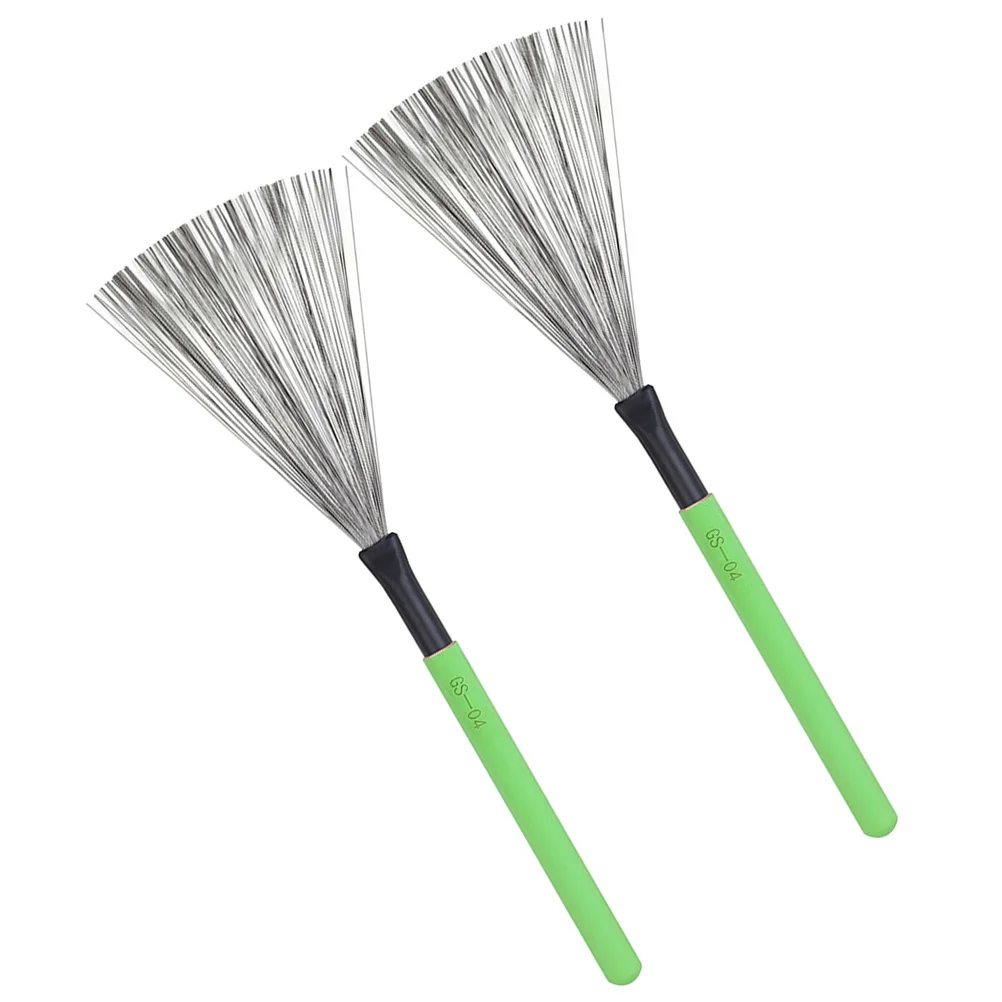 

1Pair Drum Brush Maple Wood Handle Practical Durable Smooth Surface Easy Use Suitable Percussion Instruments Jazz Drums